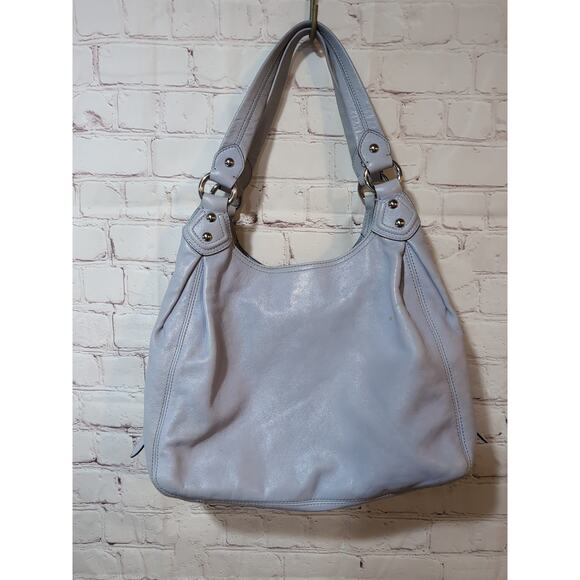 VTG Coach #14336 Hobo Madison Maggie Purple Lavender Leather Shoulder Bag - Picture 10 of 16